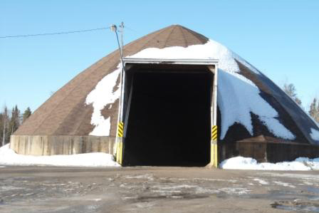 gravel hut