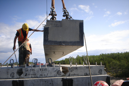 employee doing construction